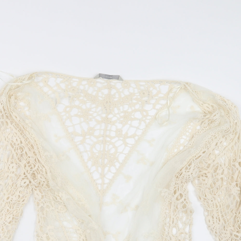 George Womens Beige   Cardigan Jumper Size 8