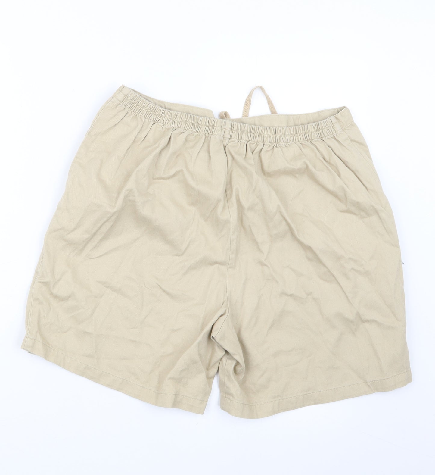 George Womens Beige   Boyfriend Shorts Size 16