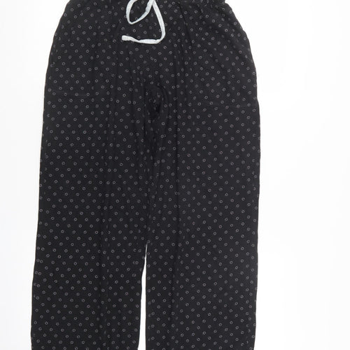 DKNY Womens Black Geometric  Capri Pyjama Set Size M
