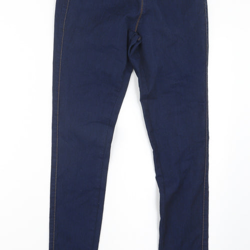 Denim Co. Womens Blue  Denim Jegging Jeans Size 8 L28.5 in