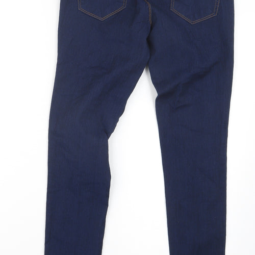 Denim Co. Womens Blue  Denim Jegging Jeans Size 8 L28.5 in