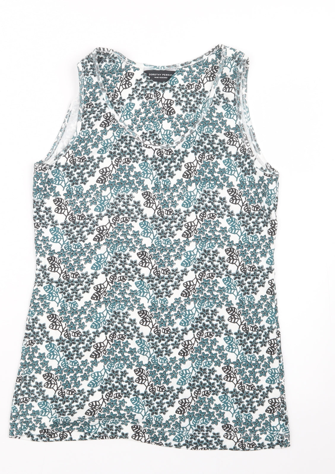 Dorothy Perkins Womens Green   Basic Tank Size 14