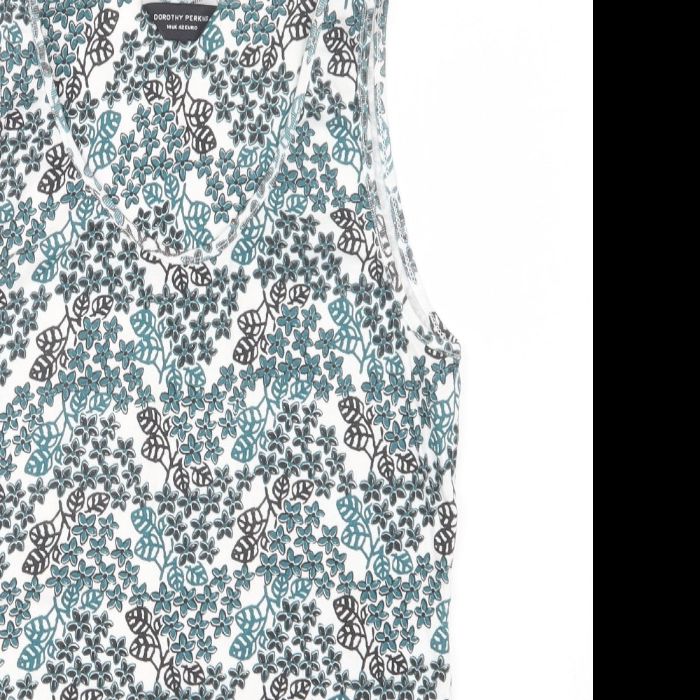 Dorothy Perkins Womens Green   Basic Tank Size 14