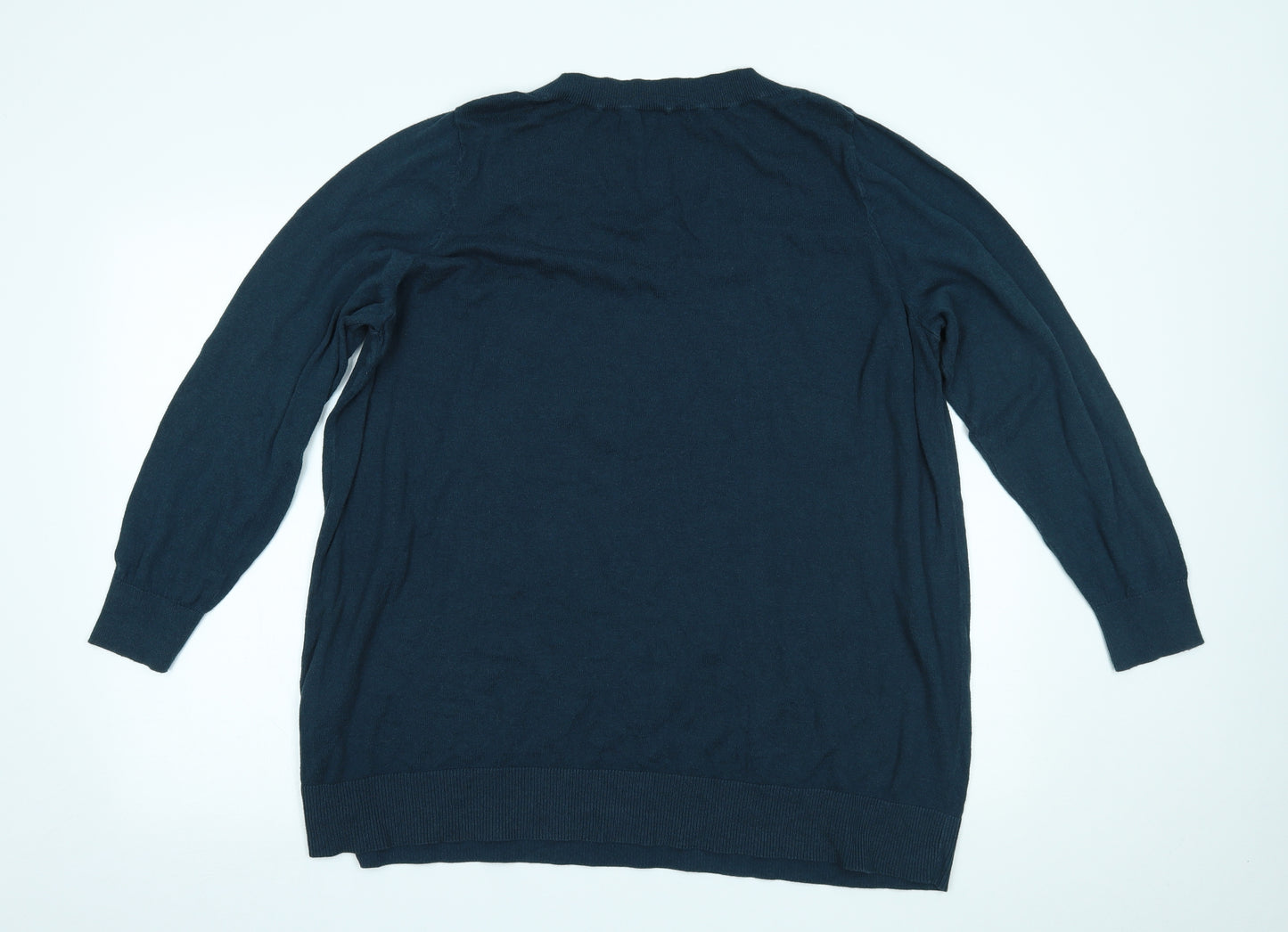Evans Womens Blue   Pullover Jumper Size 24