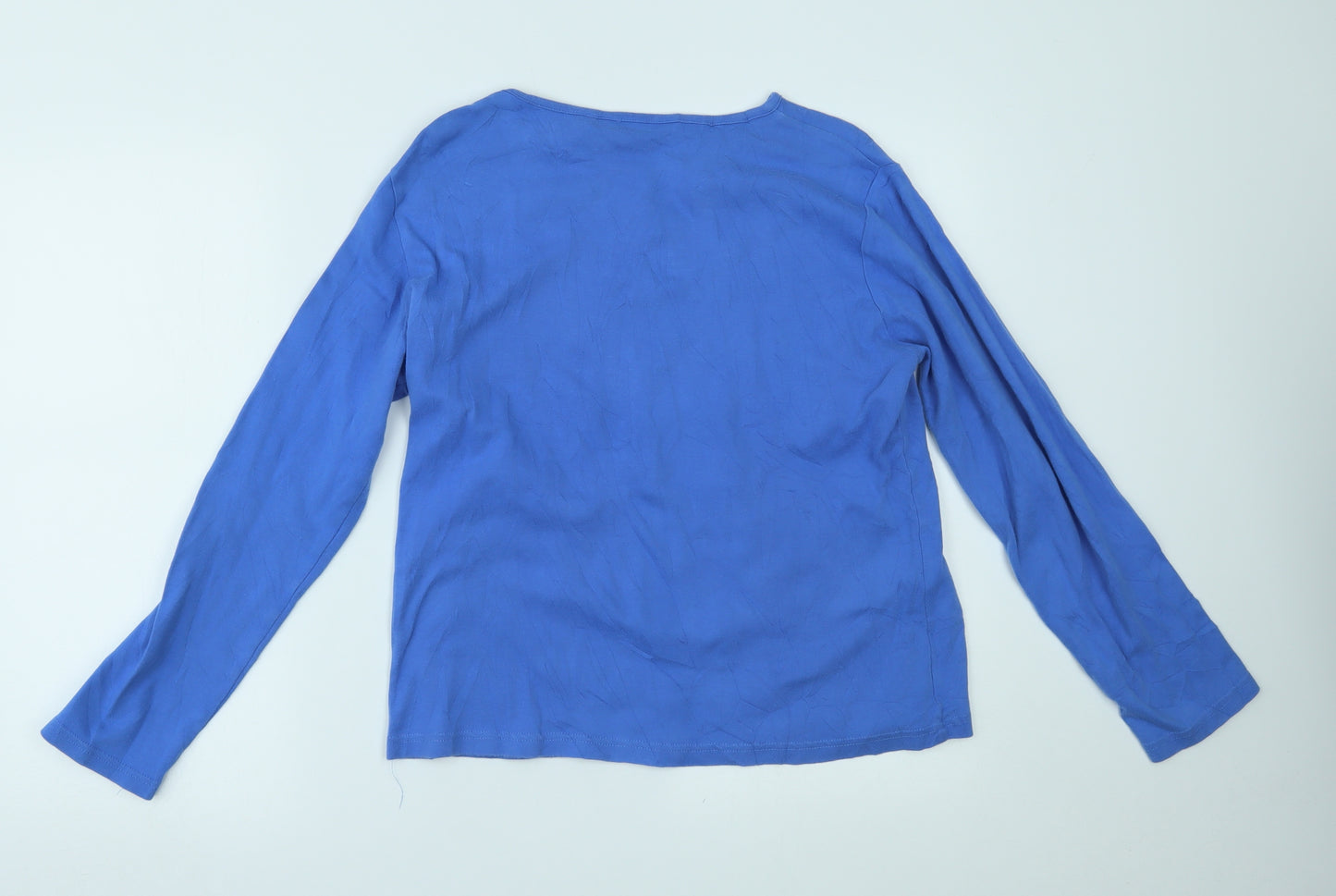 EWM Womens Blue   Basic T-Shirt Size L
