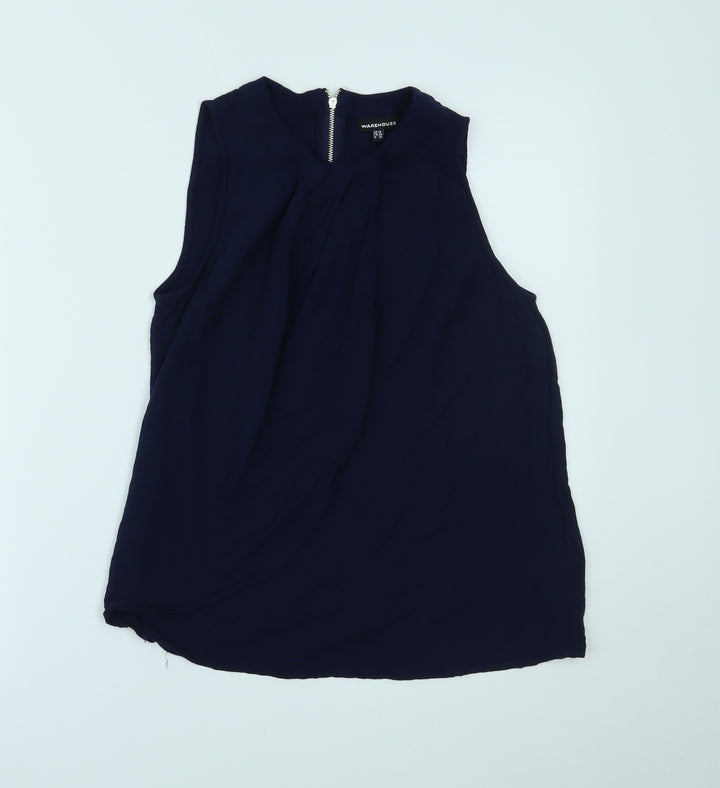 Warehouse Womens Blue   Basic Tank Size 10