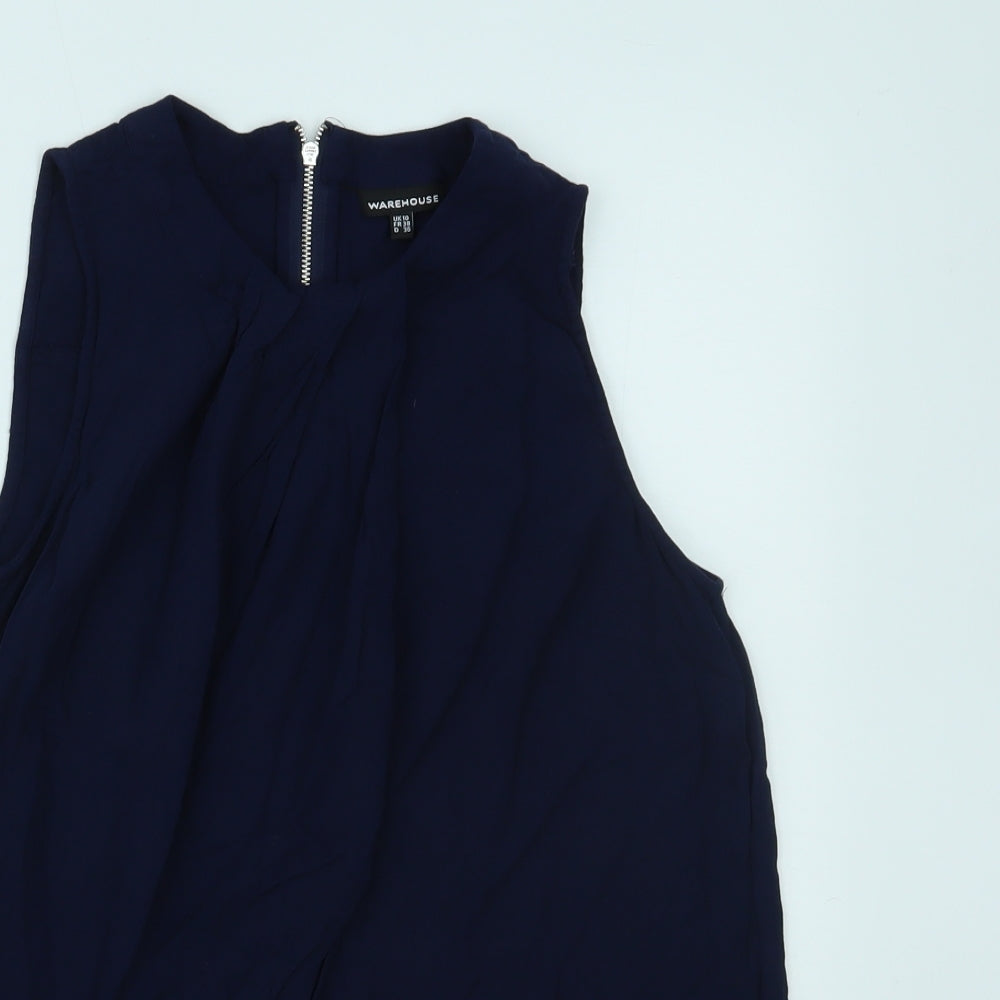 Warehouse Womens Blue   Basic Tank Size 10