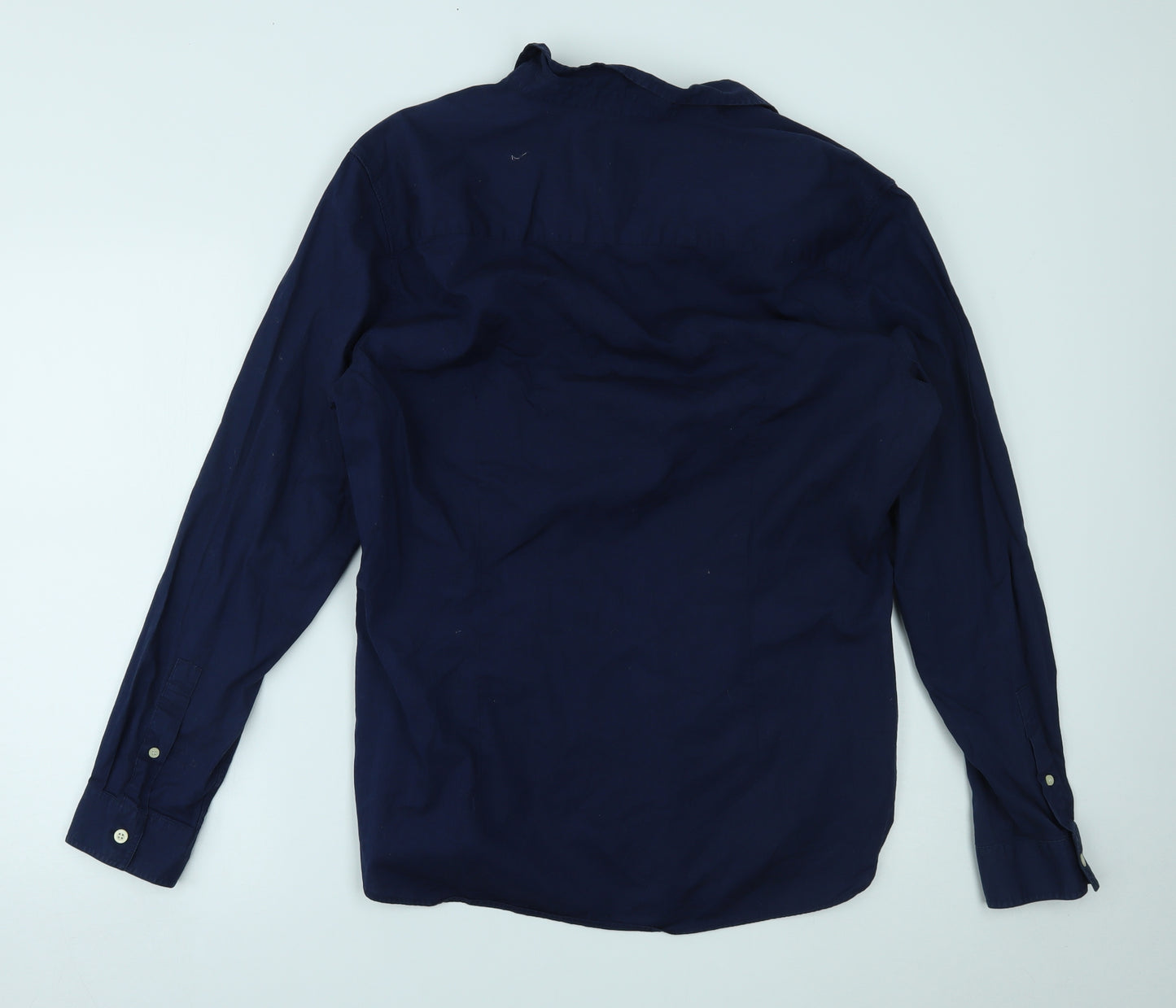 Lyle & Scott Mens Blue    Button-Up Size 2XL