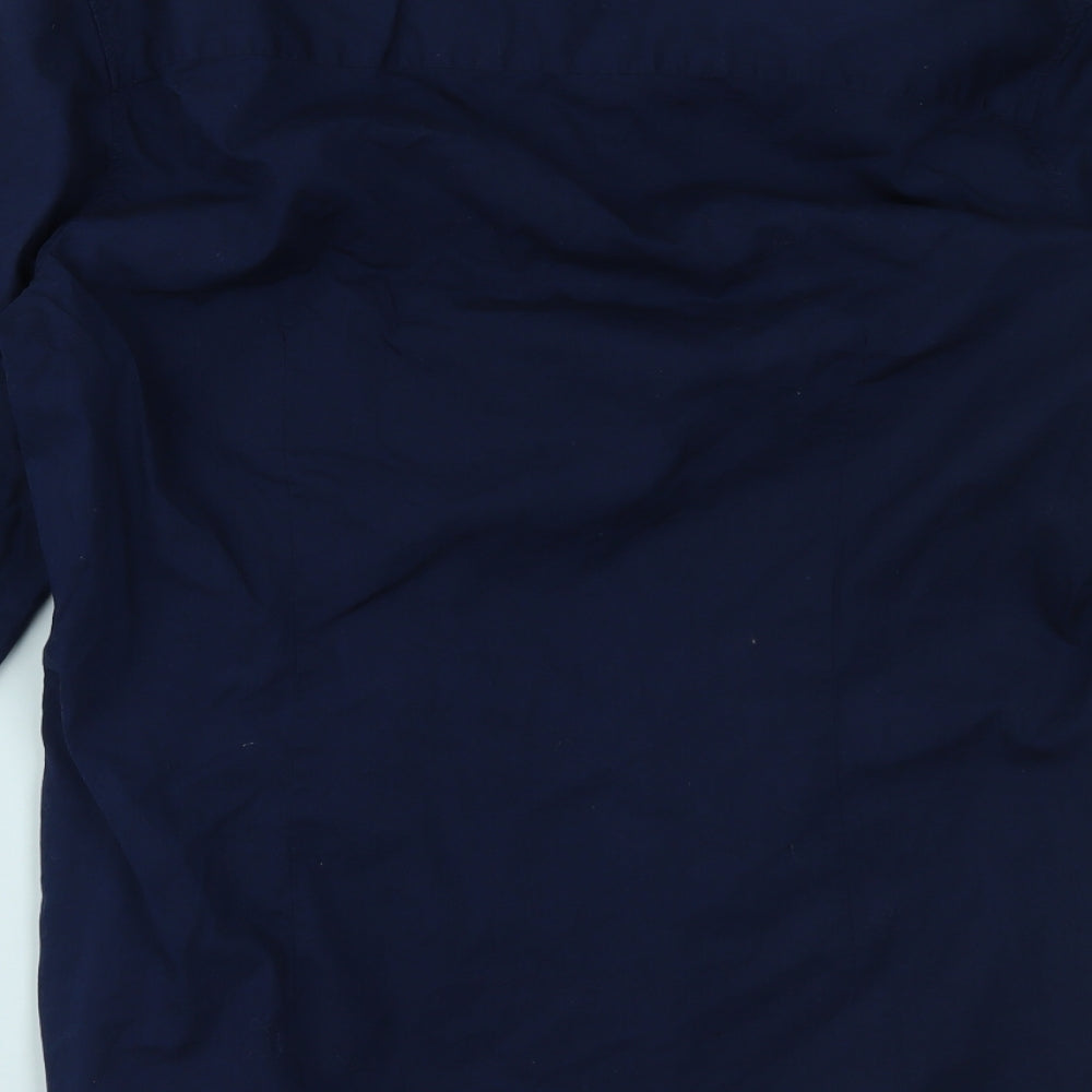 Lyle & Scott Mens Blue    Button-Up Size 2XL