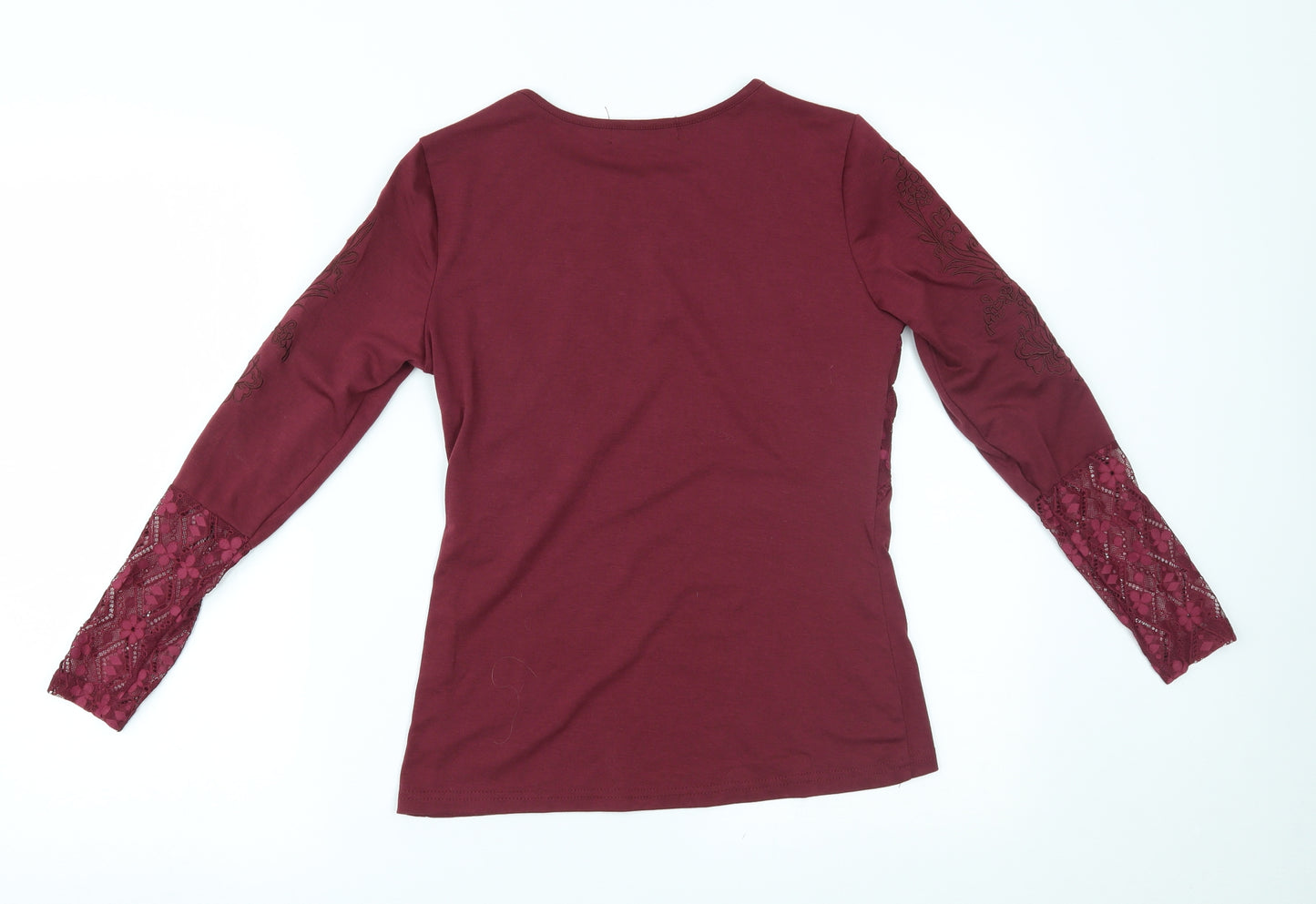 MissLook Womens Red   Basic Blouse Size S