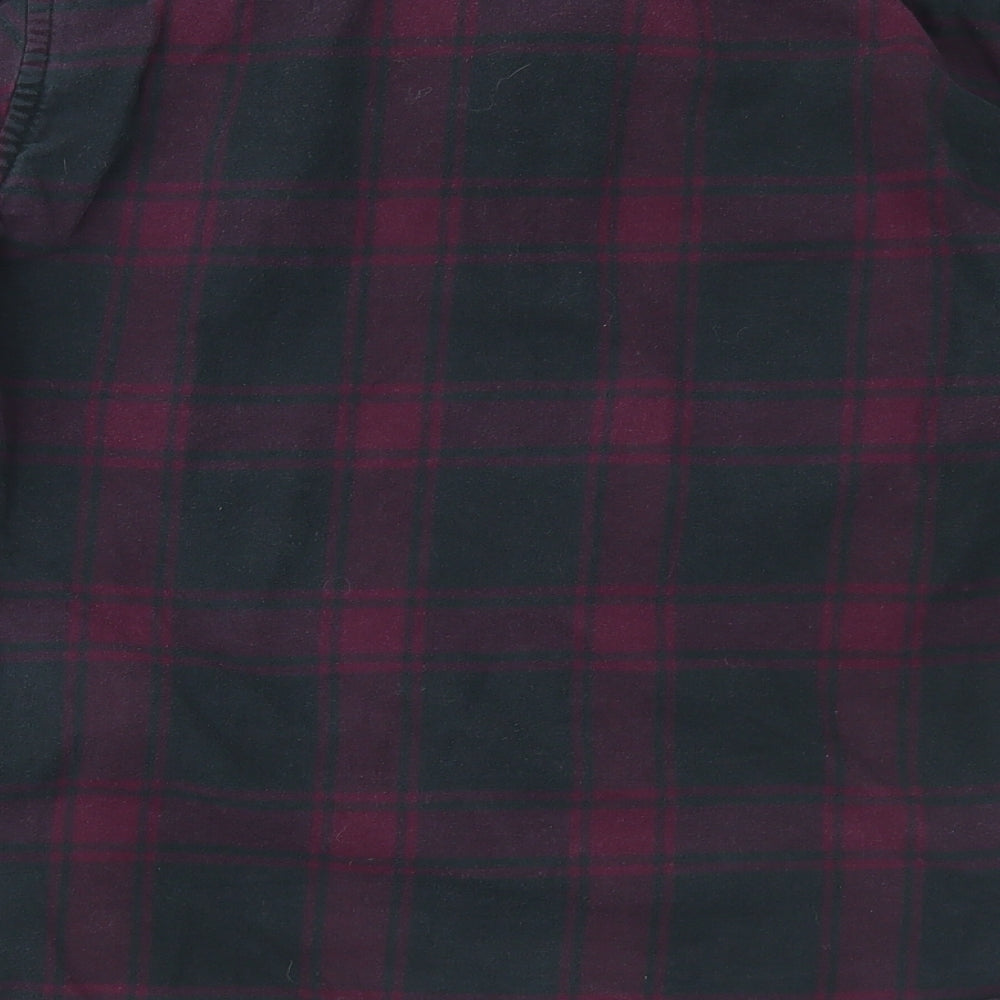 Levi's Mens Purple Plaid   Button-Up Size L