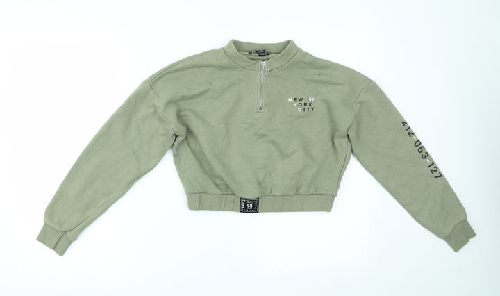 New Look Girls Green   Pullover Jumper Size 12-13 Years