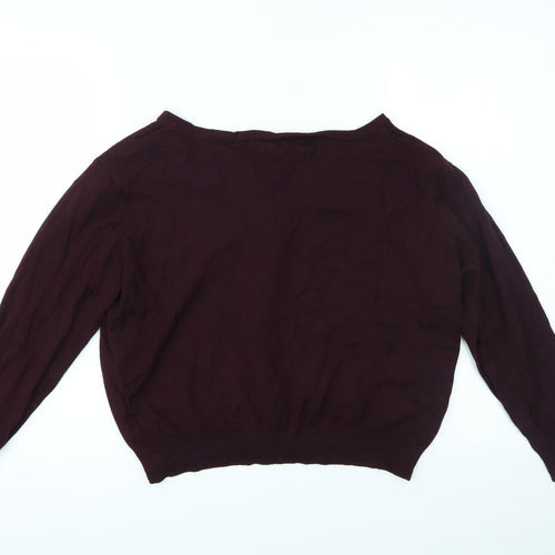 Primark Womens Purple   Cardigan Jumper Size 20