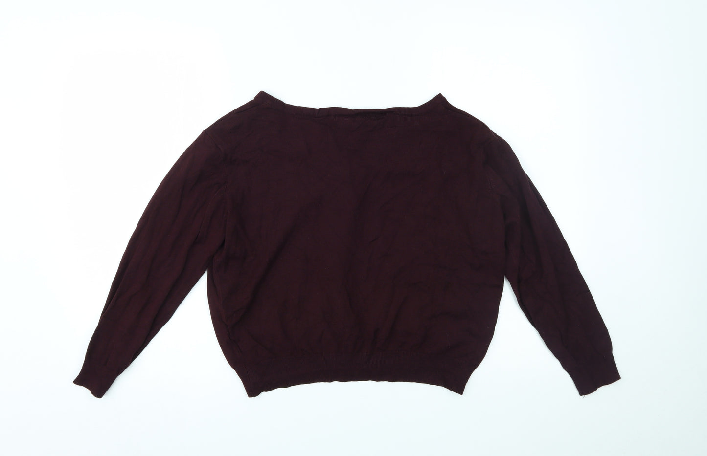 Primark Womens Purple   Cardigan Jumper Size 20