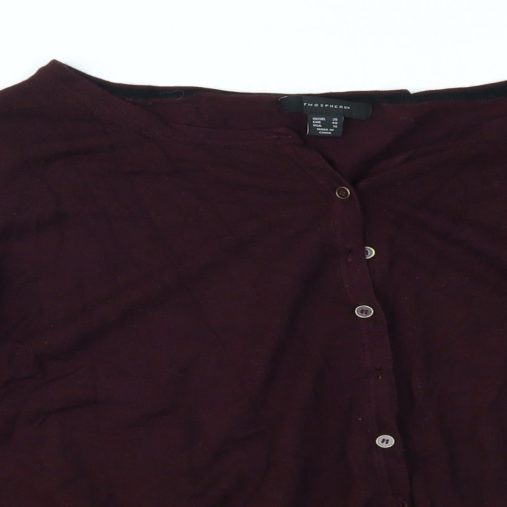 Primark Womens Purple   Cardigan Jumper Size 20