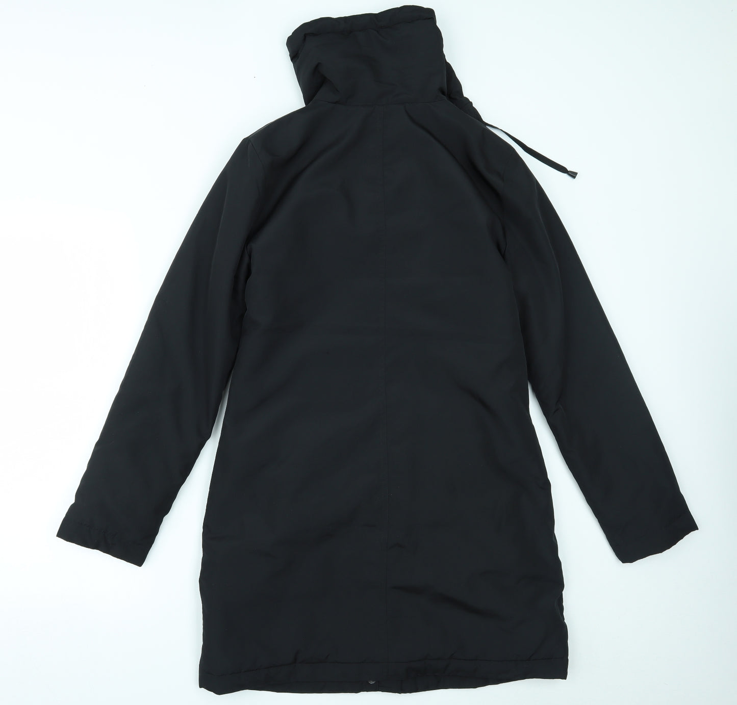 Chillytime Womens Black   Overcoat Coat Size 10