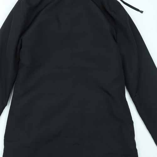 Chillytime Womens Black   Overcoat Coat Size 10