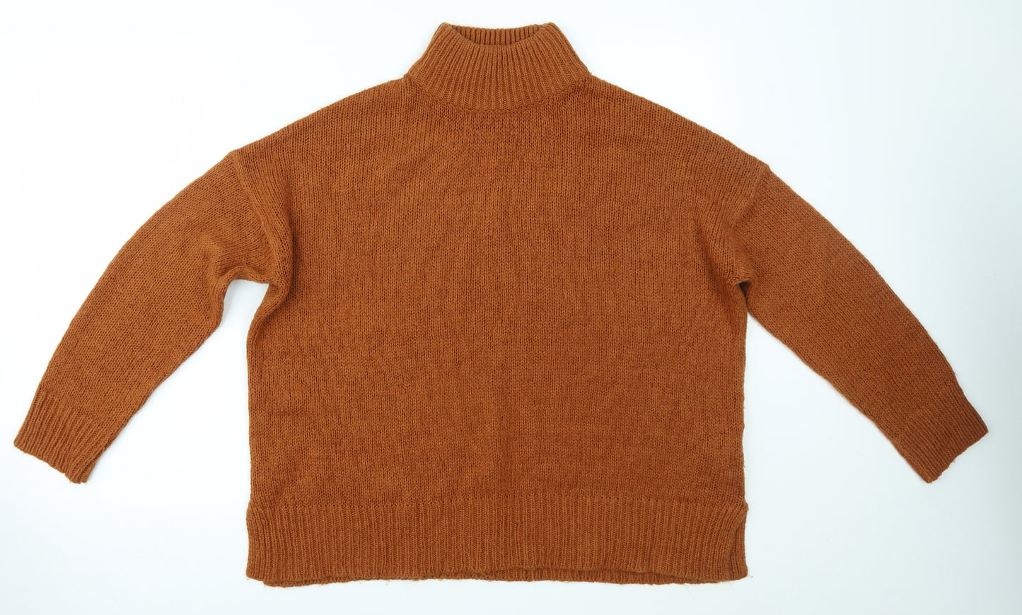 New Look Womens Orange   Pullover Jumper Size L