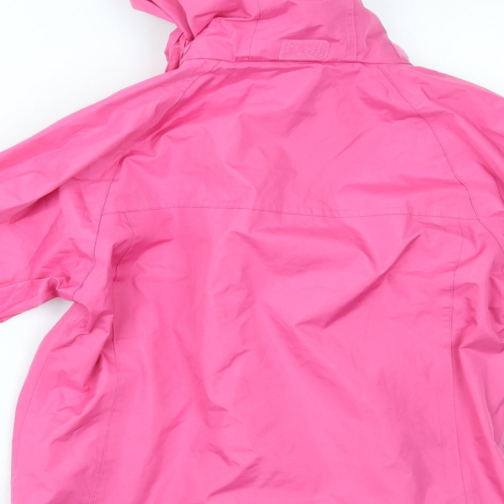 Trespass Girls Pink   Windbreaker Jacket Size 7-8 Years