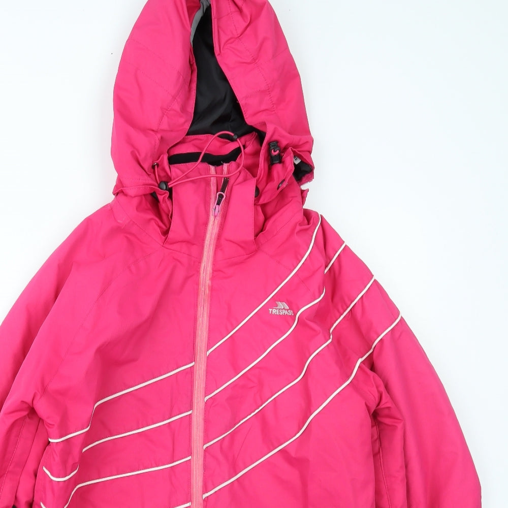 Trespass Womens Pink   Windbreaker Coat Size XL
