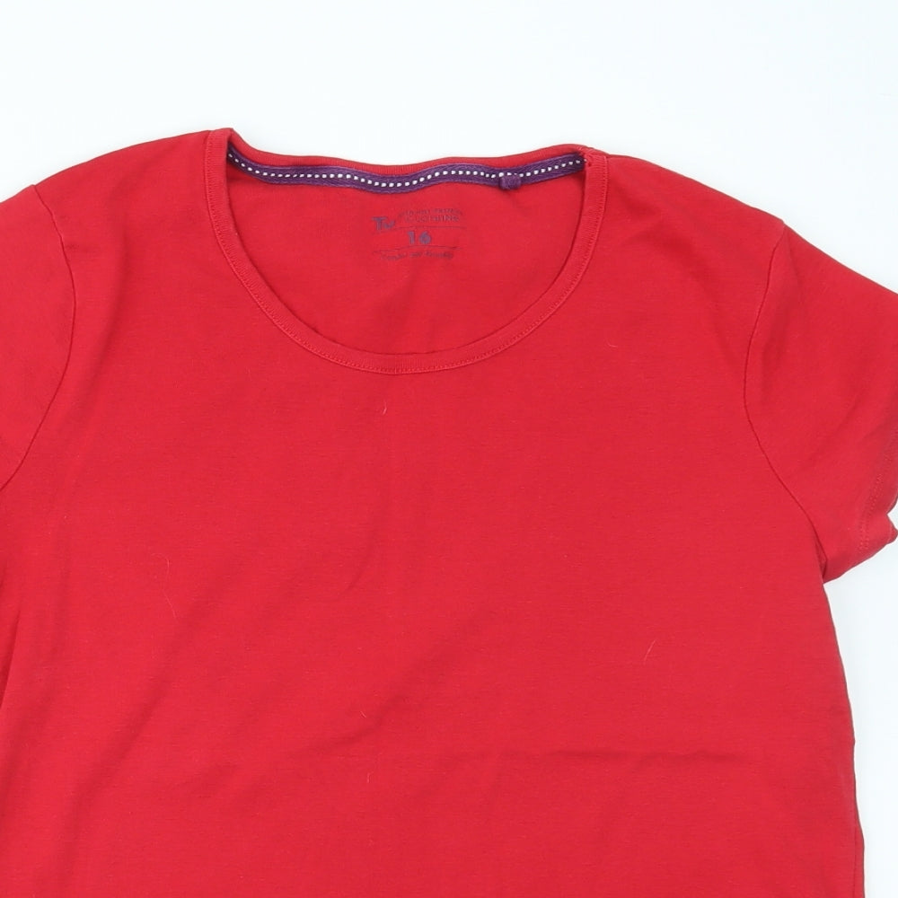 TU Womens Red   Basic T-Shirt Size 16