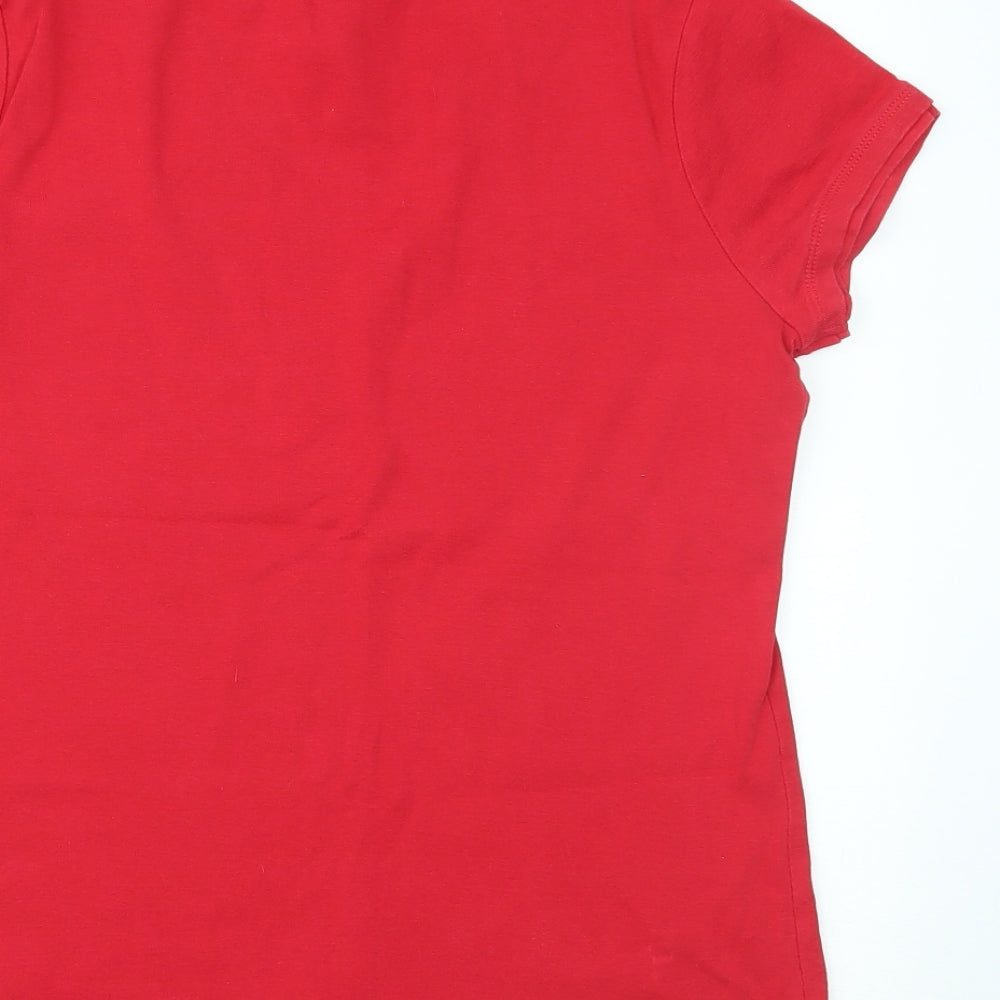 TU Womens Red   Basic T-Shirt Size 16