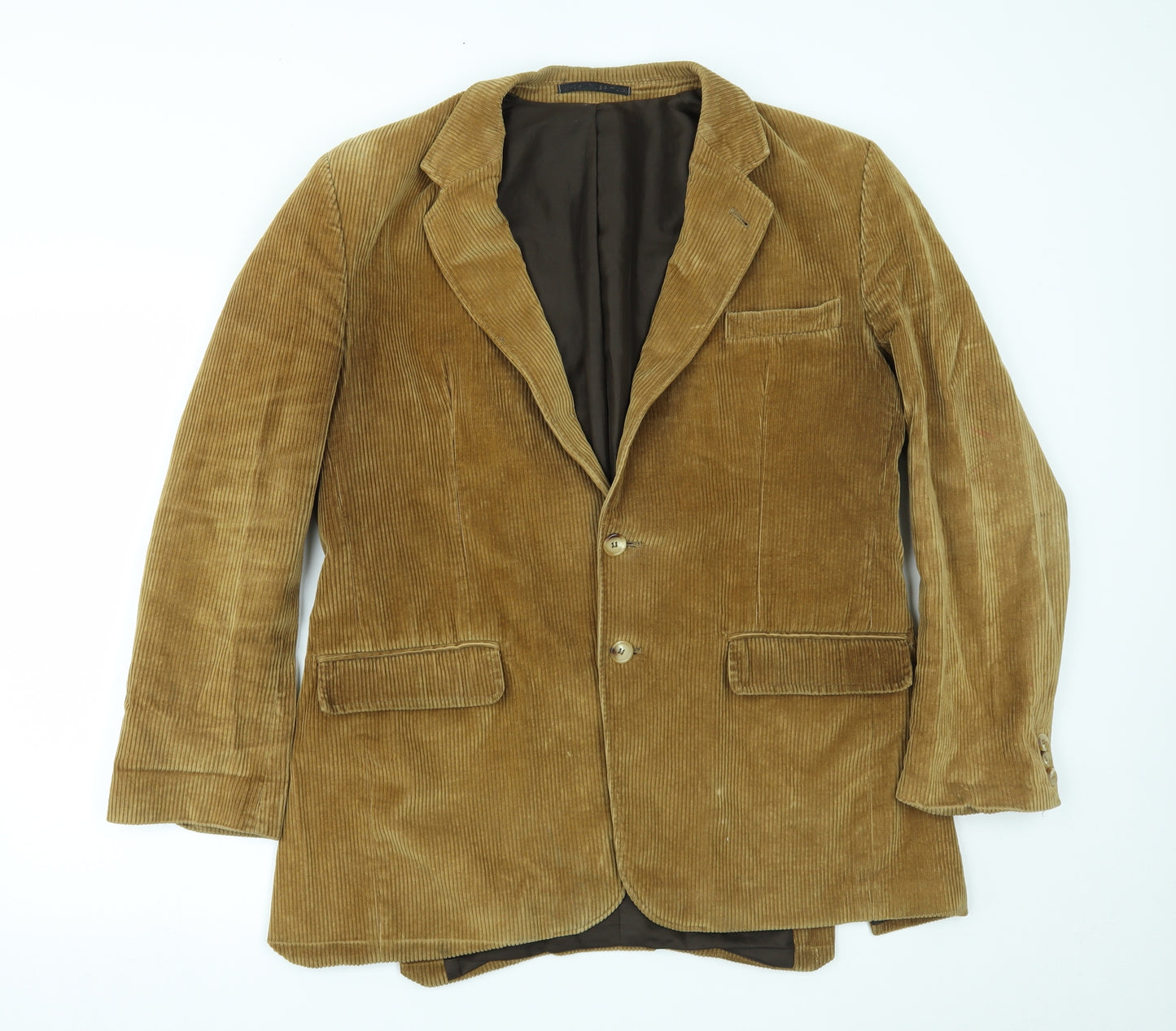 Preworn Mens Beige   Jacket Suit Jacket Size 42