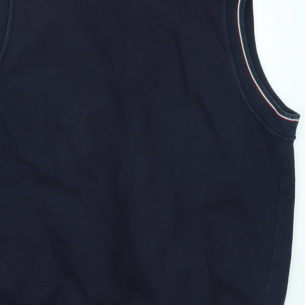 Marks and Spencer Mens Blue   Vest Jumper Size M