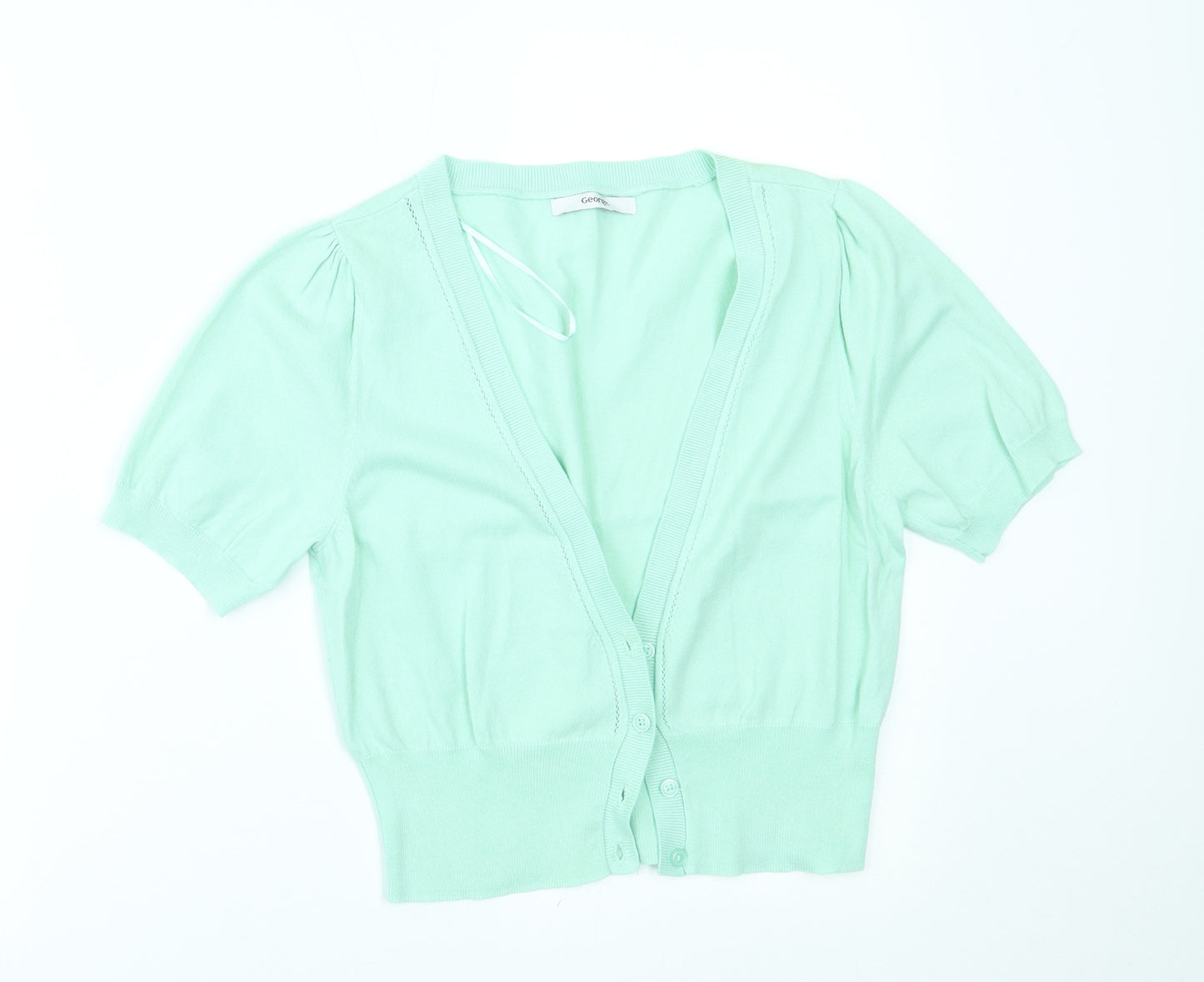 George Womens Green   Cardigan Jumper Size 10