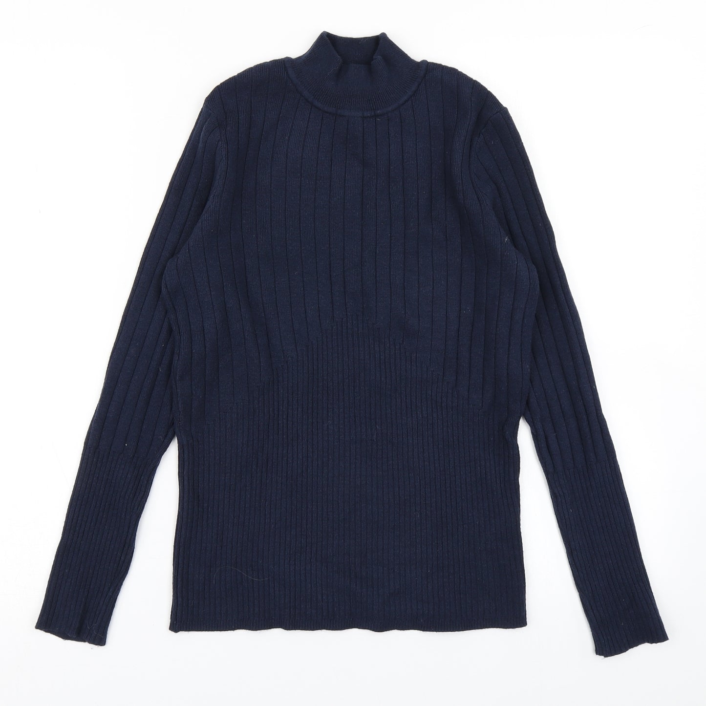 M&S Womens Blue  Knit Pullover Jumper Size 12