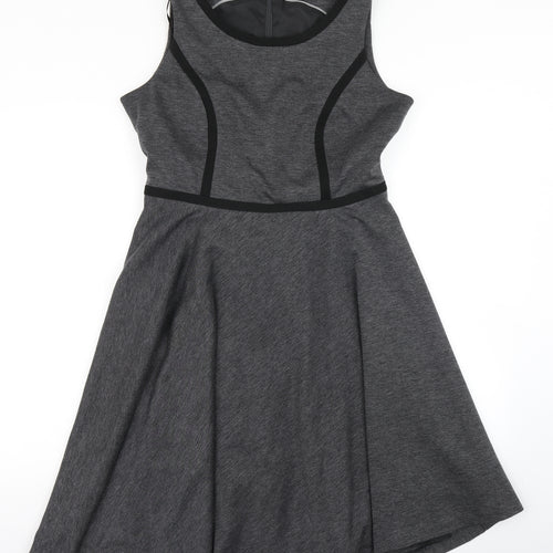 The Department Womens Grey   Skater Dress  Size 12