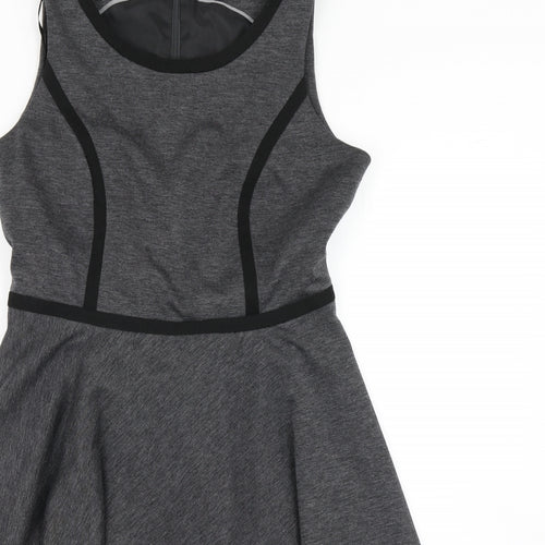 The Department Womens Grey   Skater Dress  Size 12