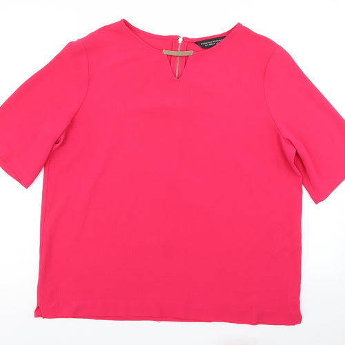 Sorothy Perkins Womens Pink   Basic Blouse Size 14