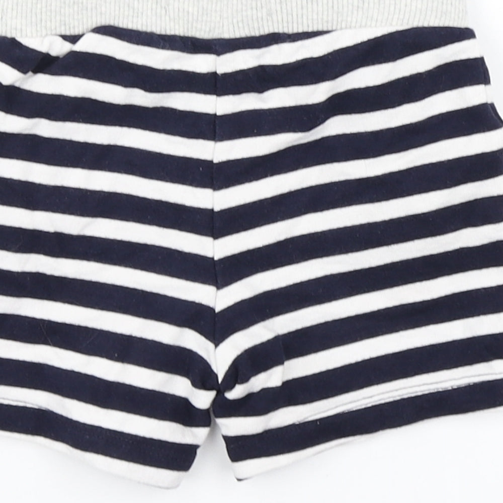 NEXT Baby Blue Striped  Cropped Trousers Size 12-18 Months