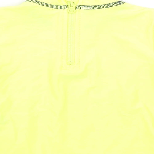 Primark Boys Yellow   Basic T-Shirt Size 9-12 Months  - Swim Tee