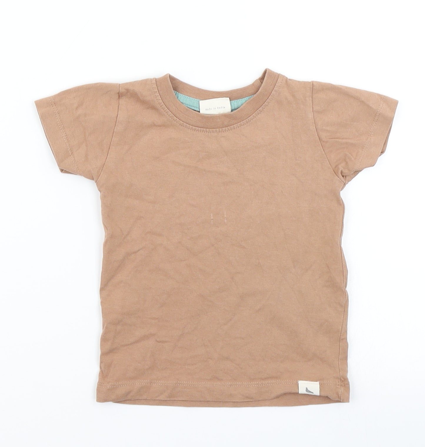 Turtledove Baby Brown   Basic T-Shirt Size 12 Months