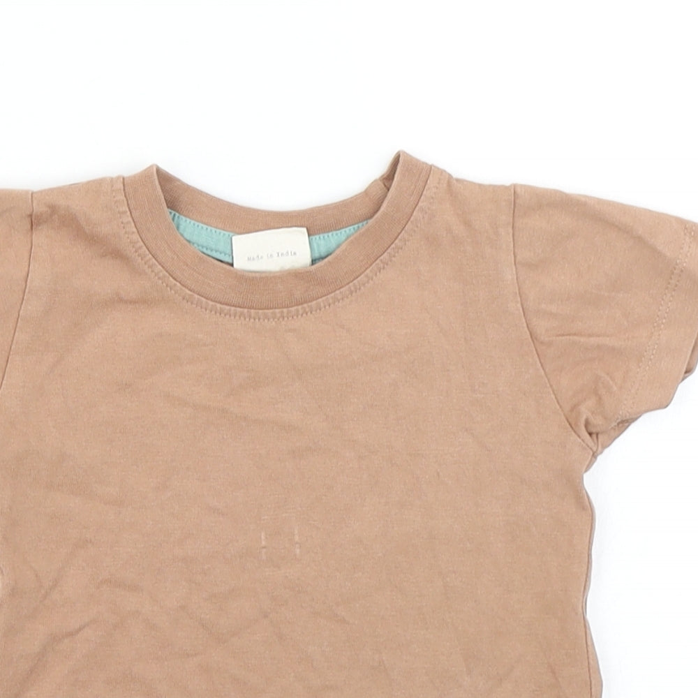 Turtledove Baby Brown   Basic T-Shirt Size 12 Months