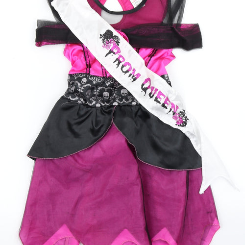 Peacocks Girls Pink   Ball Gown  Size 7-8 Years  - Halloween Costume