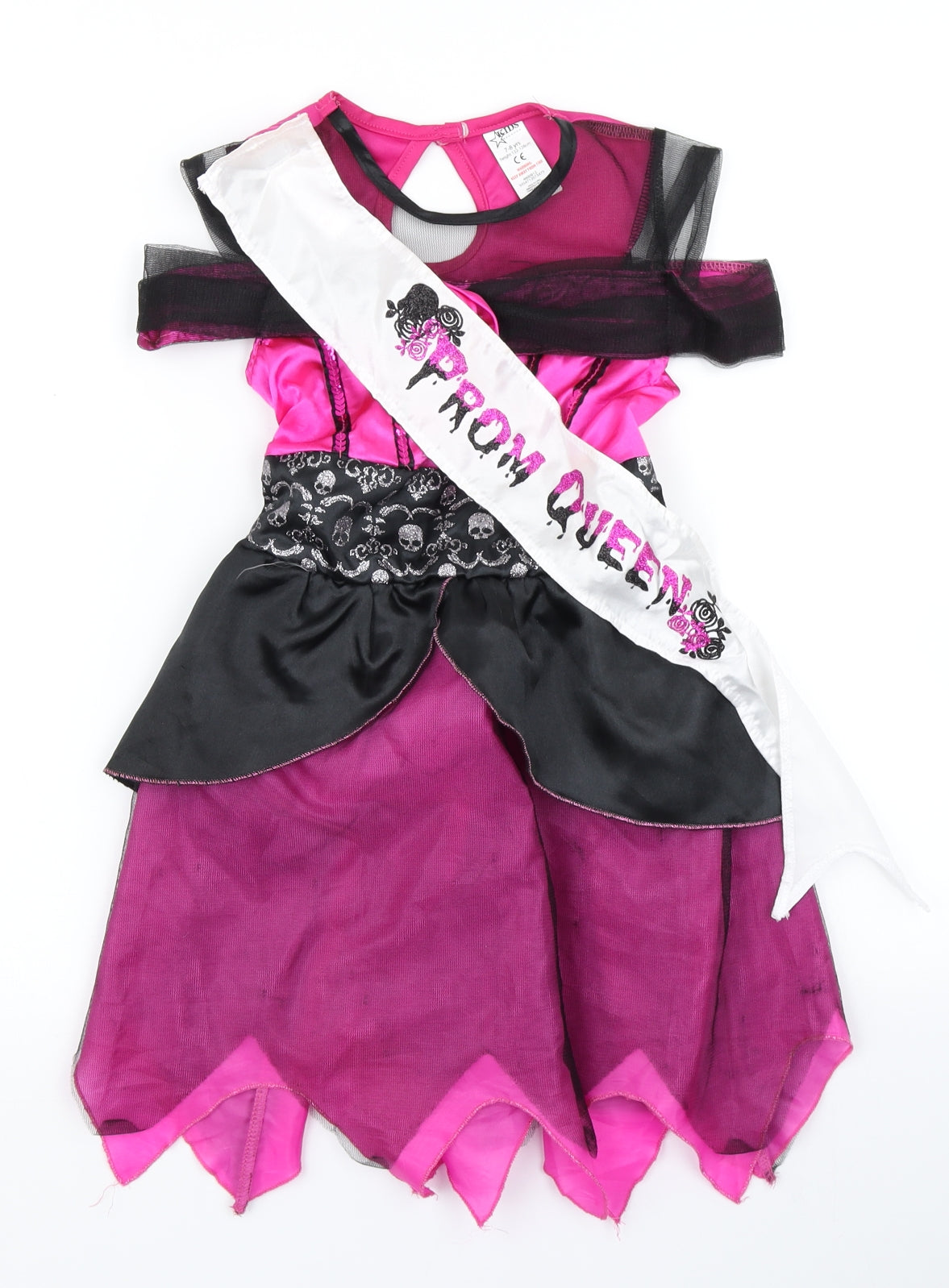 Peacocks Girls Pink   Ball Gown  Size 7-8 Years  - Halloween Costume