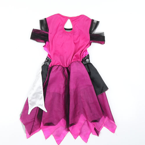 Peacocks Girls Pink   Ball Gown  Size 7-8 Years  - Halloween Costume