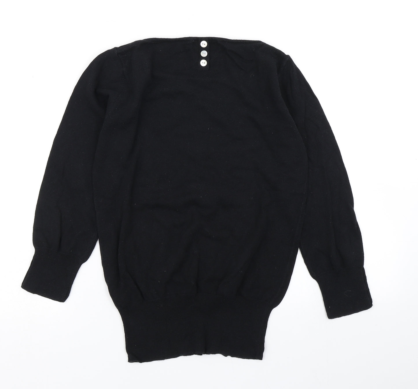 NEXT Womens Black  Knit Pullover Jumper Size 6