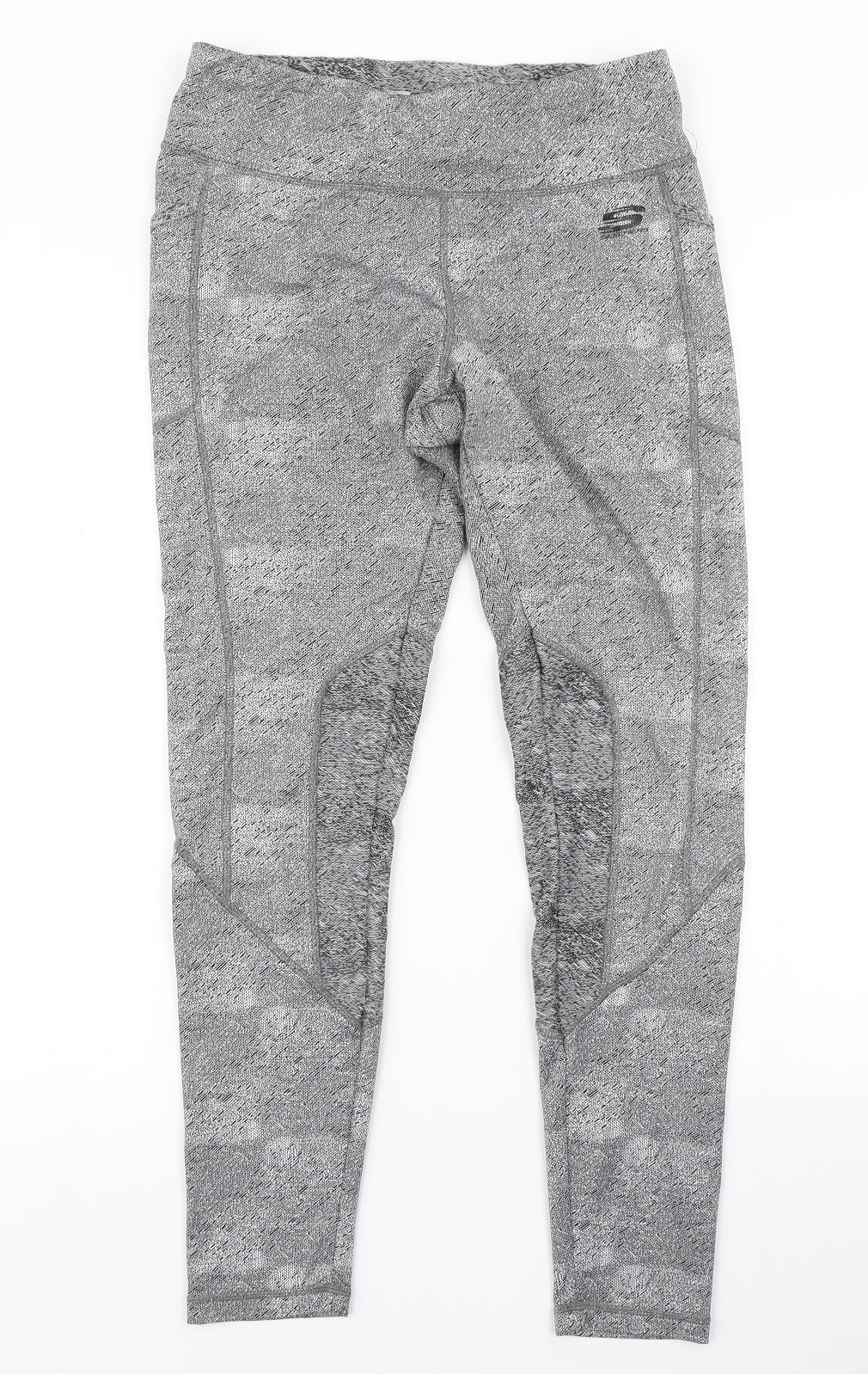 Skechers Sport Womens Grey   Compression Leggings Size M L27 in