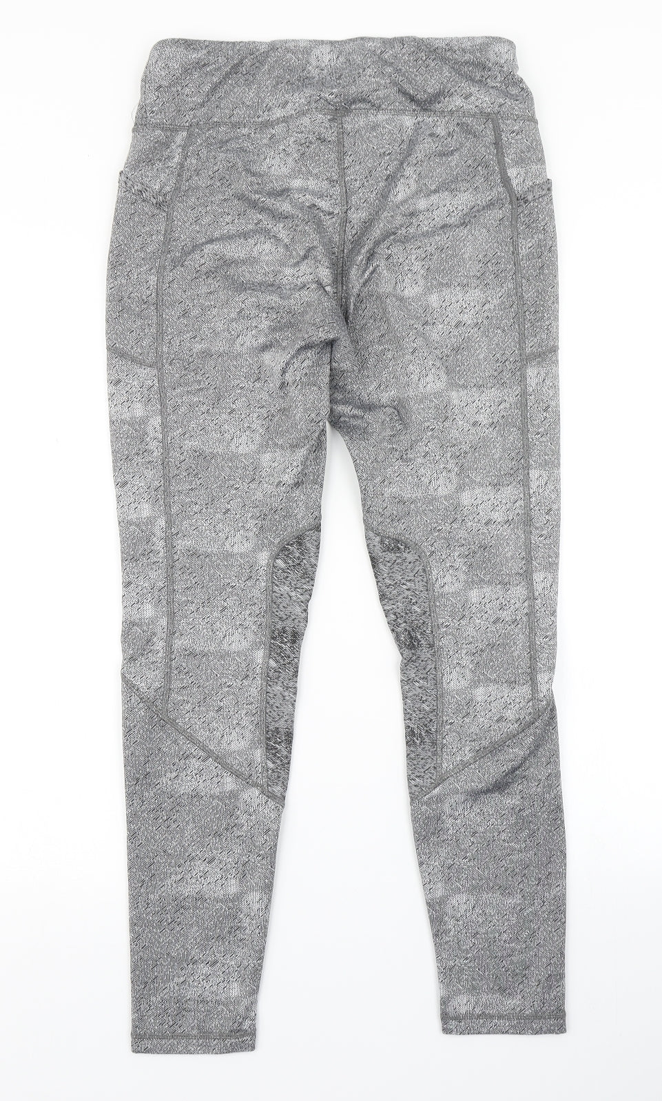 Skechers Sport Womens Grey   Compression Leggings Size M L27 in