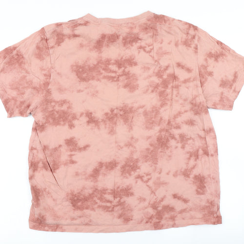 Primark Mens Pink    T-Shirt Size M  - Tie Dye