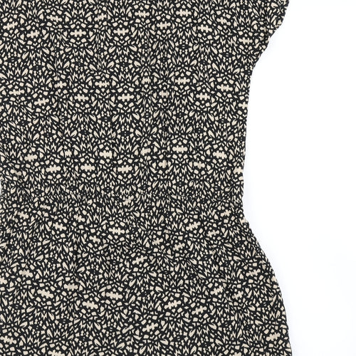 W Womens Brown Animal Print  Playsuit One-Piece Size L