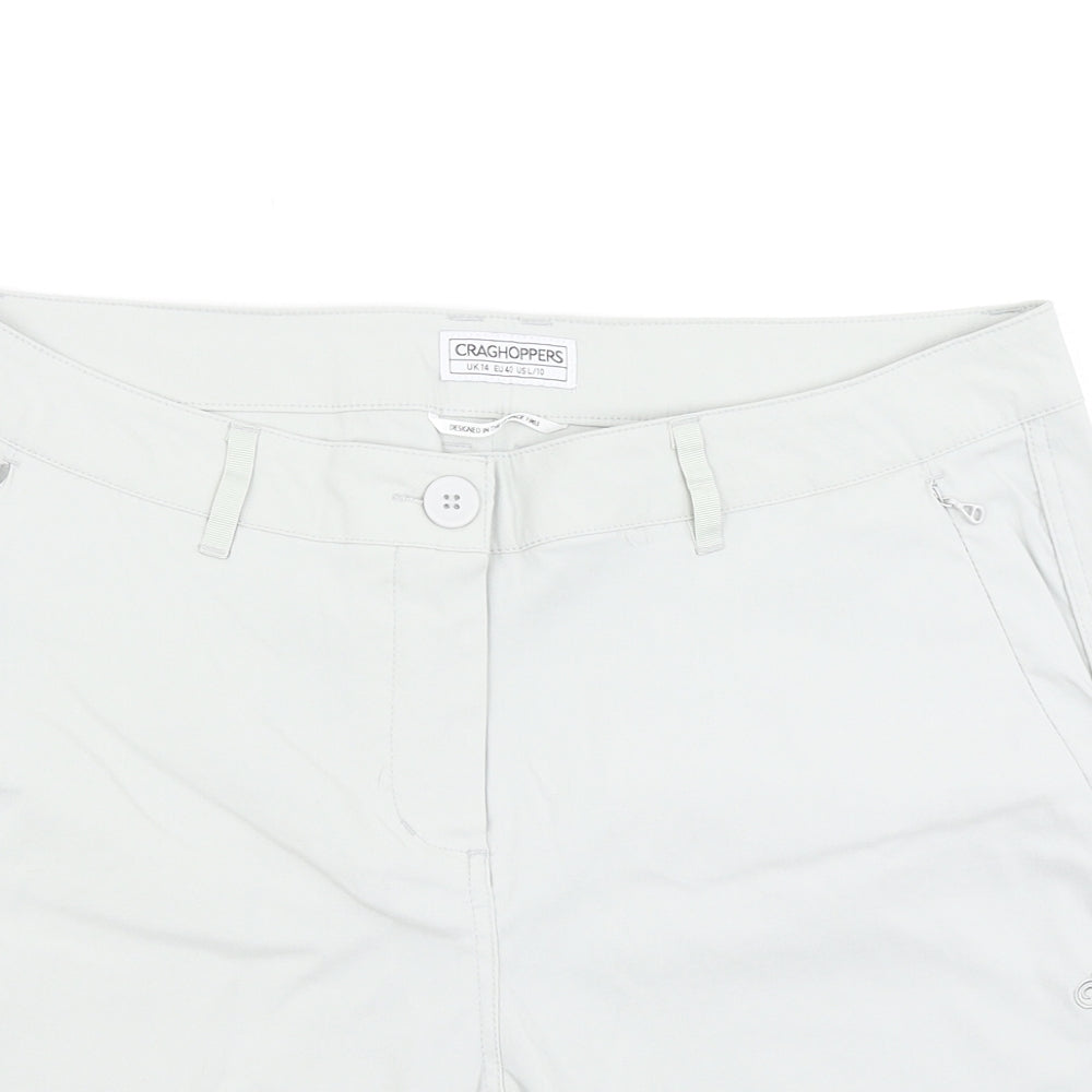 Womens Grey   Utility Shorts Size 14