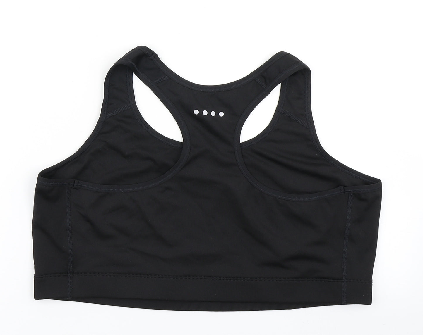 Souluxe Womens Black   Cropped Tank Size XL