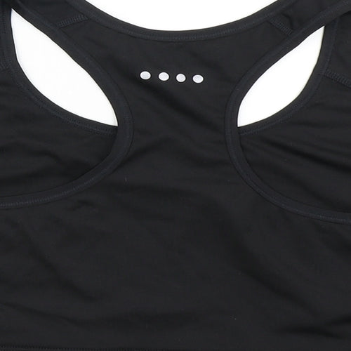 Souluxe Womens Black   Cropped Tank Size XL