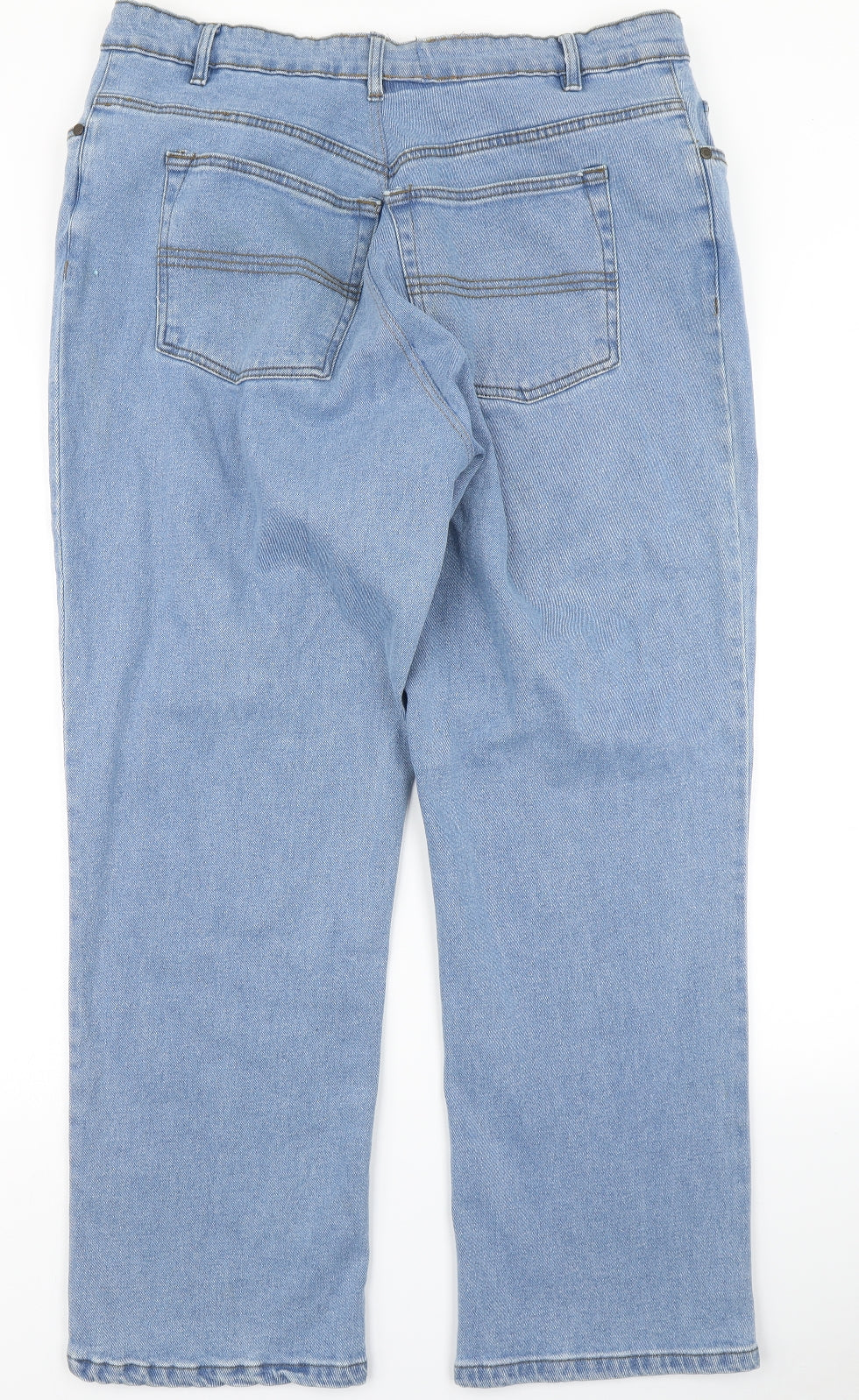 Union Blues Mens Blue  Denim Straight Jeans Size 40 in L28 in