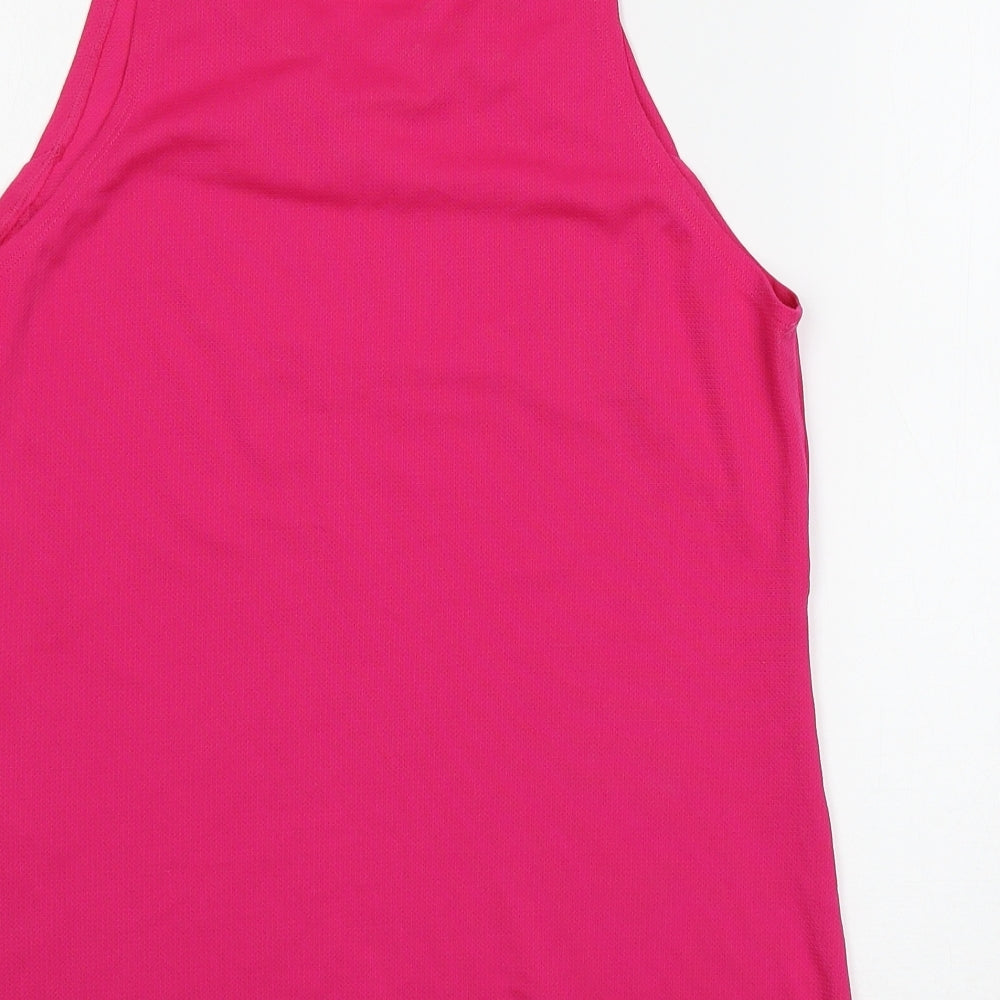 DECATHLON Womens Pink  Jersey Basic Tank Size 18